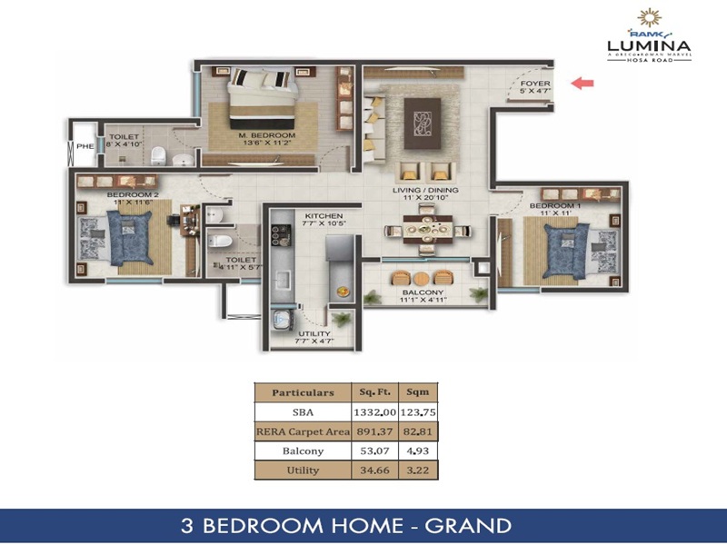 Ramky Lumina Floor Plan